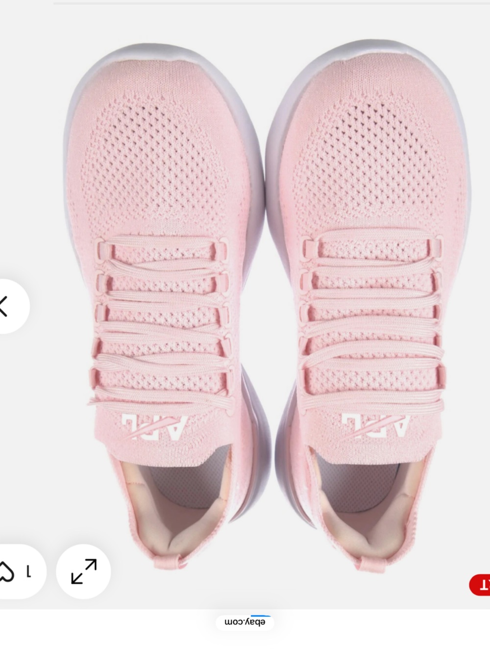 APL TecnoLoom Breeze Pink Knit Athletic Sneakers